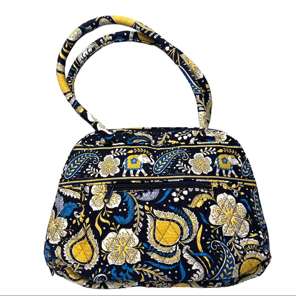 Vera Bradley Quilted "Ellie" Elephant Paisley Mini Purse Satchel Bag